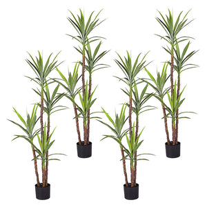 SOGA 4X 180cm Artificial Natural Green Dracaena Yucca Tree Fake Tropical Indoor Plant Home Office Decor