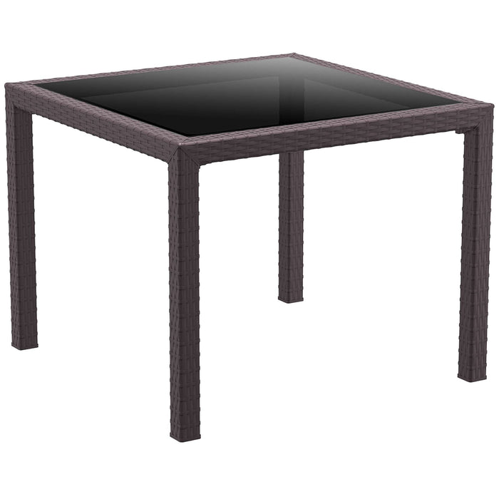 Siesta Bali Table 940 x 940 - Chocolate