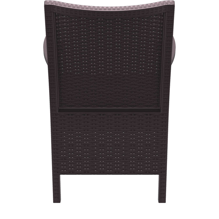 Siesta California Arm Chair - Chocolate