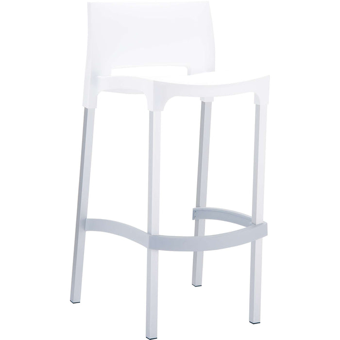 Siesta Gio Bar Stool - White