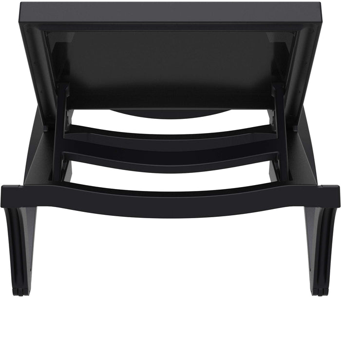 Siesta Pacific Sun Lounger - Black/Black