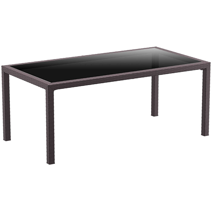 Siesta Tahiti Table 1800 x 940 - Chocolate