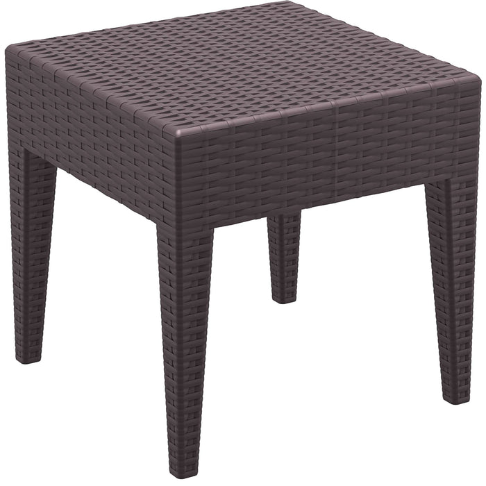 Siesta Miami (Tequila) Side Table - Chocolate