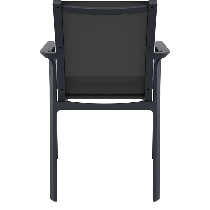 Siesta Pacific Arm Chair - Black/Black