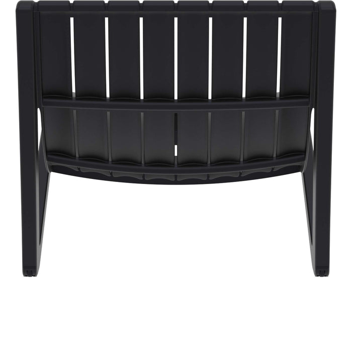 Siesta Slim Sun Lounger - Black