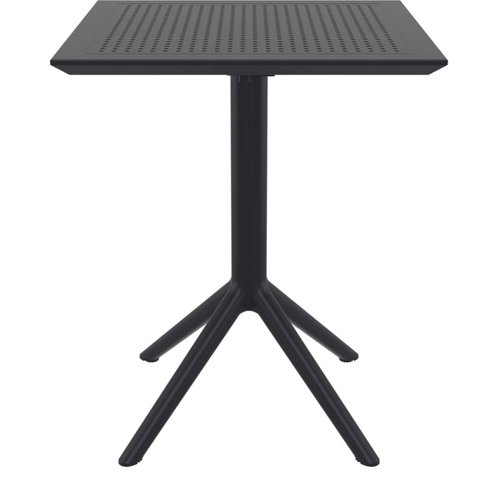 Siesta Sky Folding Table 60 Square - Black