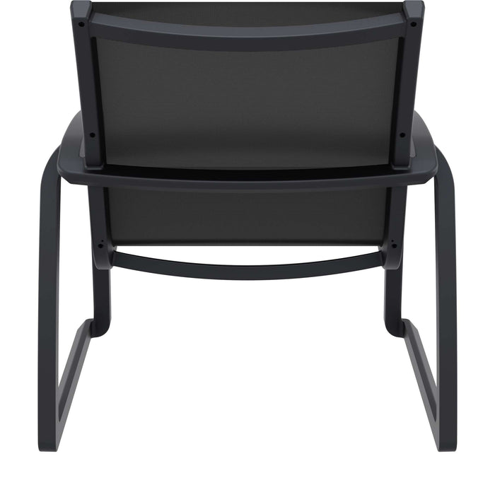 Siesta Pacific Lounge Arm Chair - Black