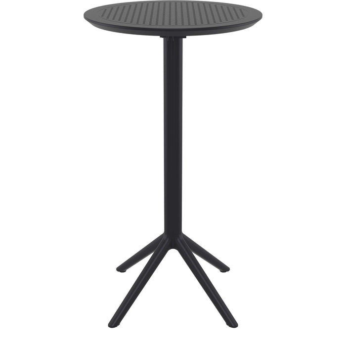 Siesta Sky Folding BAR Table 60 Round - Black