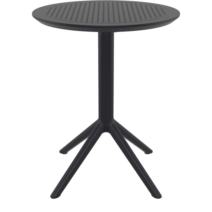 Siesta Sky Folding Table 60 Round - Black