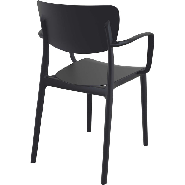 Siesta Lisa Arm Chair - Black