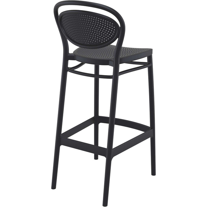 Siesta Marcel Bar Stool 75cm (Dry Bar Height) - Black