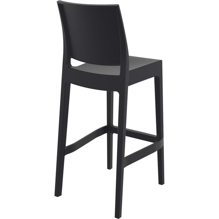 Siesta Maya Bar Stool 75cm (Dry Bar Height) (Dry Bar Height) - Black