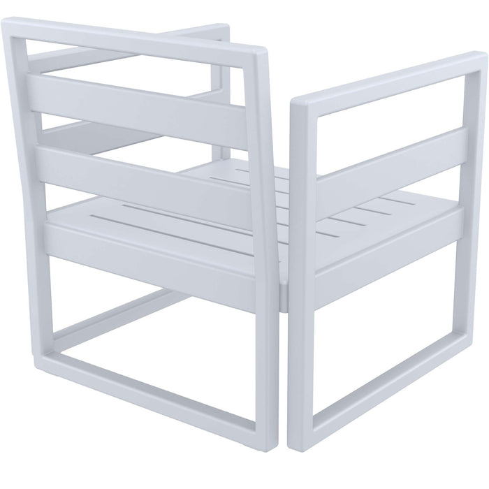 Siesta Mykonos Lounge Arm Chair - Silver Grey