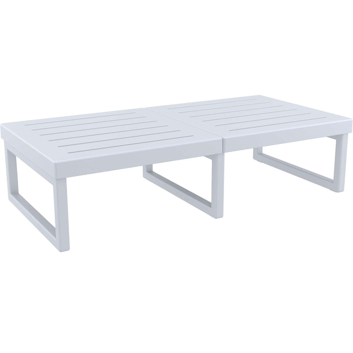 Siesta Mykonos Lounge Table XL - Silver Grey