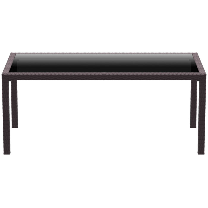 Siesta Tahiti Table 1800 x 940 - Chocolate