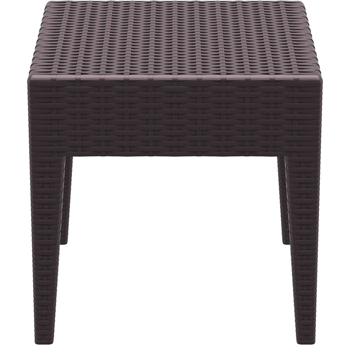 Siesta Miami (Tequila) Side Table - Chocolate