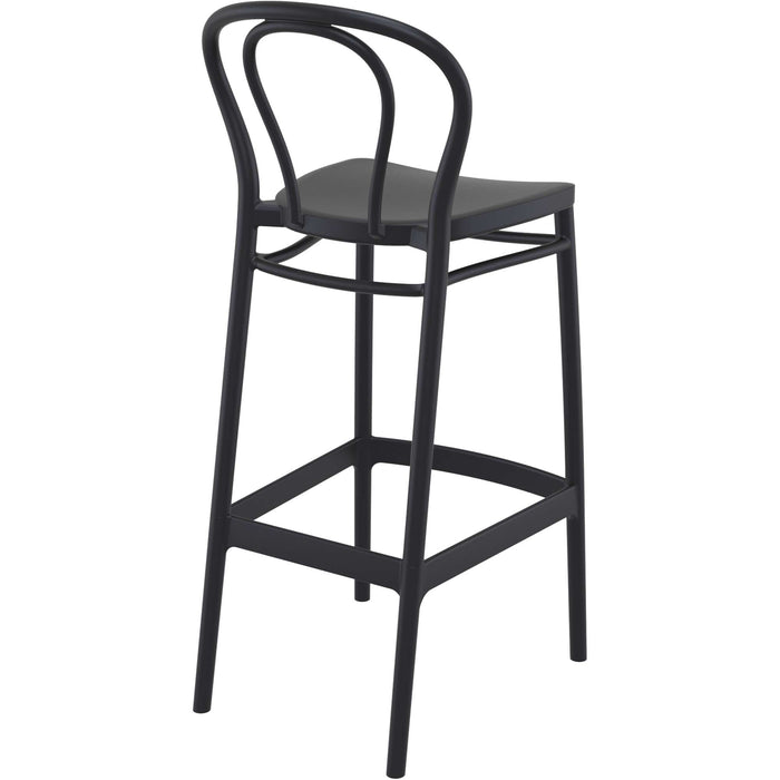 Siesta Victor Bar Stool 75cm (Dry Bar Height) - Black