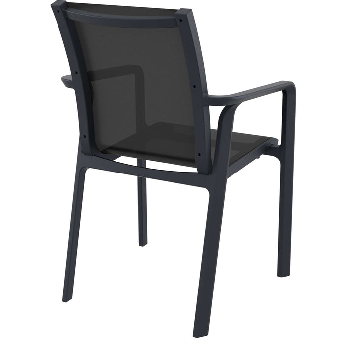 Siesta Pacific Arm Chair - Black/Black
