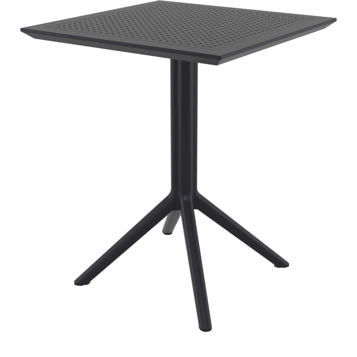 Siesta Sky Folding Table 60 Square - Black