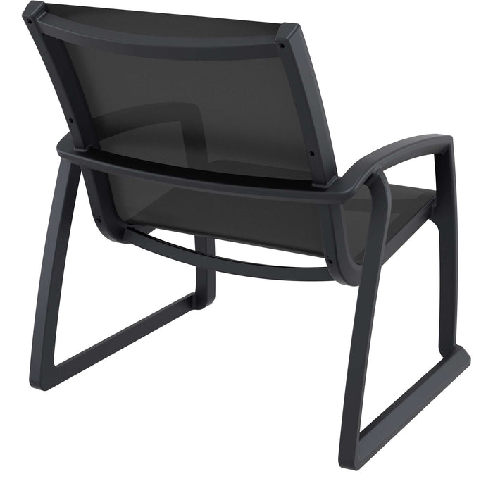 Siesta Pacific Lounge Arm Chair - Black