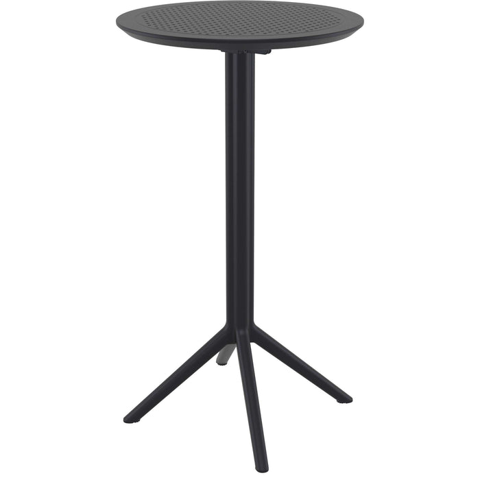 Siesta Sky Folding BAR Table 60 Round - Black