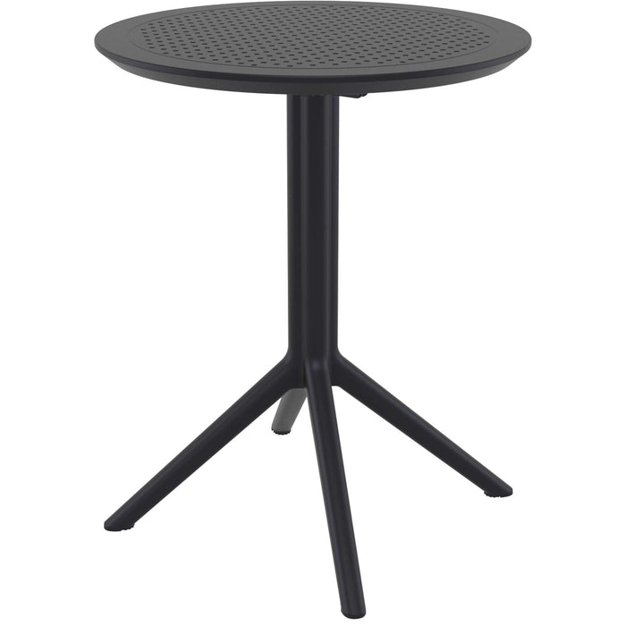 Siesta Sky Folding Table 60 Round - Black