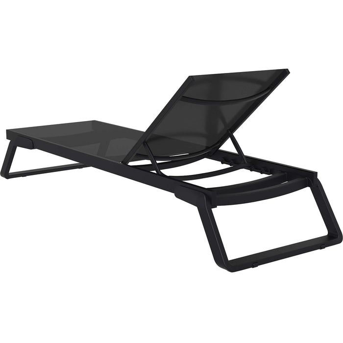 Siesta Tropic Sun Lounger Black