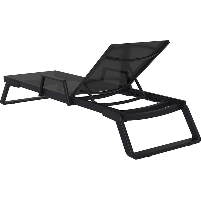 Siesta Tropic  Sun Lounger - Arm Set Black