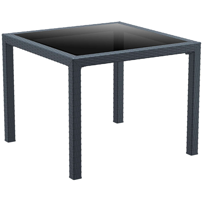 Siesta Bali Table 940 x 940 - Anthracite