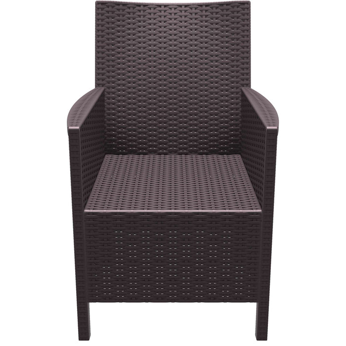 Siesta California Arm Chair - Chocolate