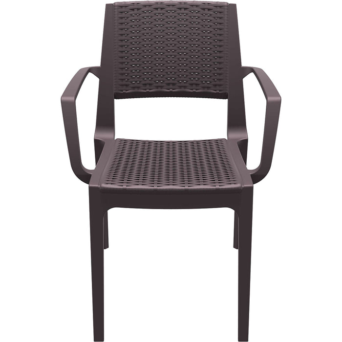 Siesta Capri Arm Chair - Chocolate