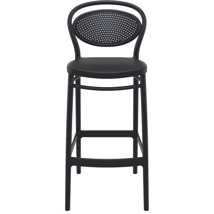 Siesta Marcel Bar Stool 75cm (Dry Bar Height) - Black