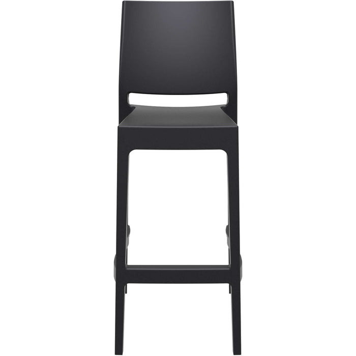 Siesta Maya Bar Stool 75cm (Dry Bar Height) (Dry Bar Height) - Black