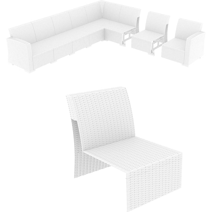 Siesta Monaco Extension Part - White