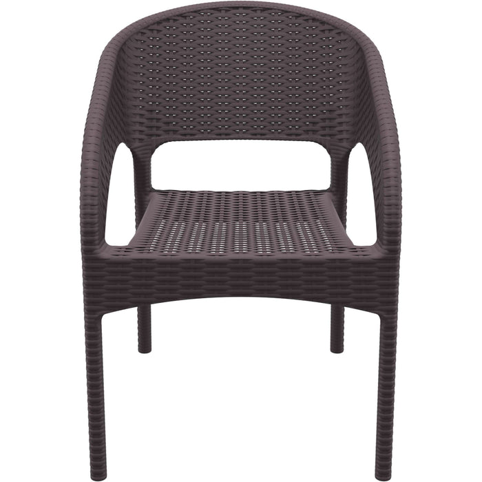 Siesta Panama Arm Chair - Chocolate