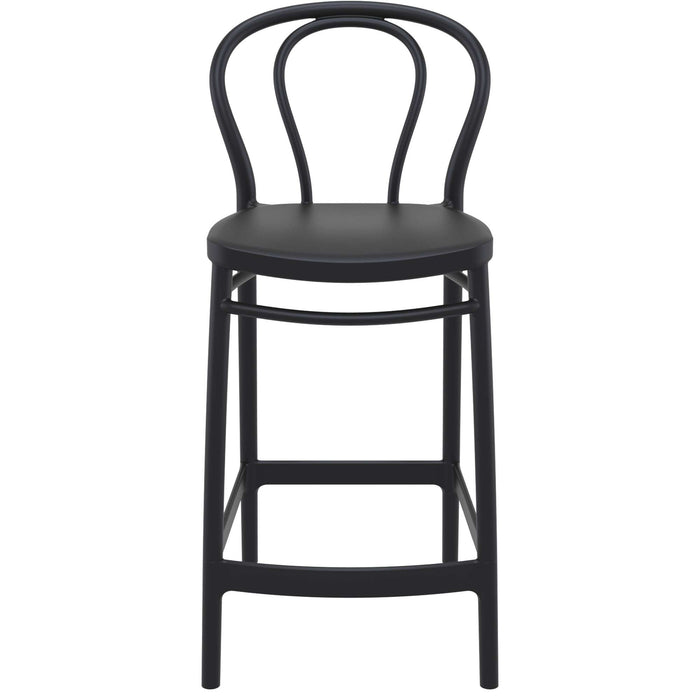 Siesta Victor Bar Stool 65cm (Counter Height) - Black