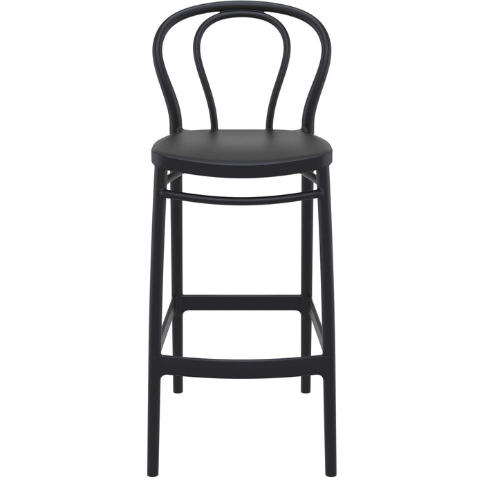 Siesta Victor Bar Stool 75cm (Dry Bar Height) - Black