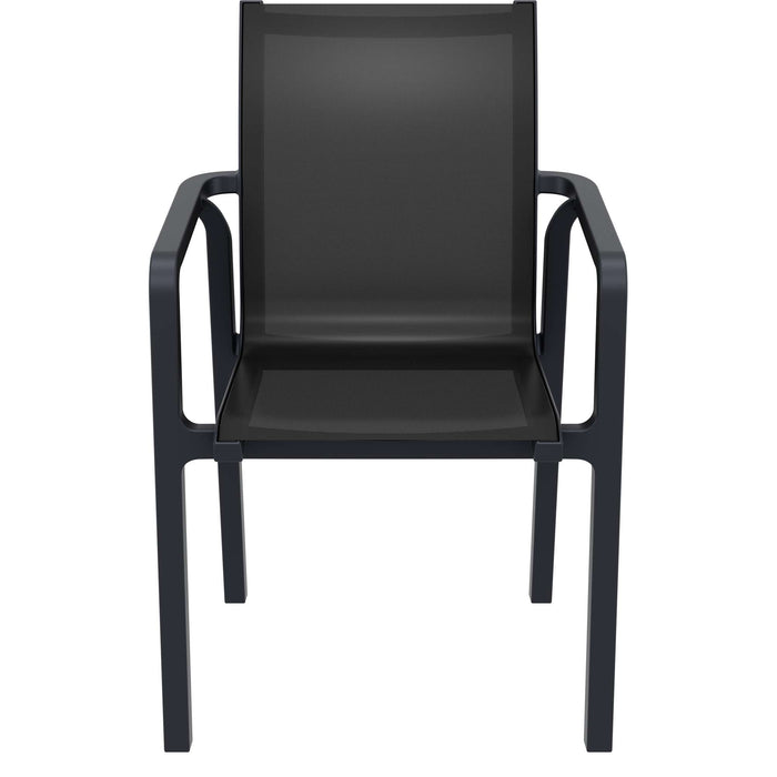 Siesta Pacific Arm Chair - Black/Black