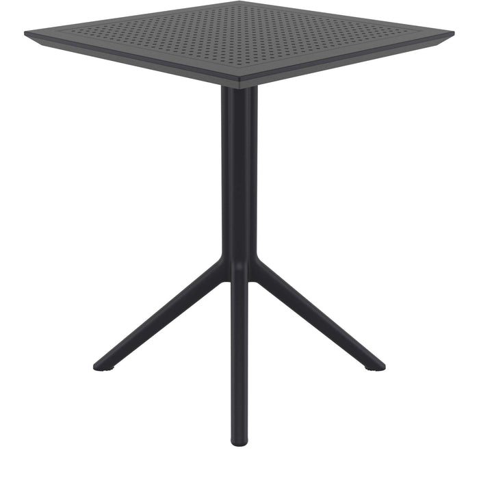 Siesta Sky Folding Table 60 Square - Black