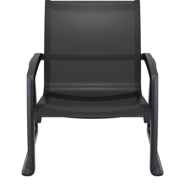 Siesta Pacific Lounge Arm Chair - Black