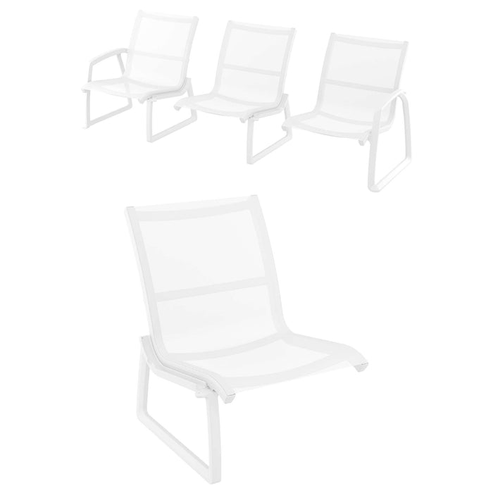 Siesta Pacific Lounge Extension Part - White