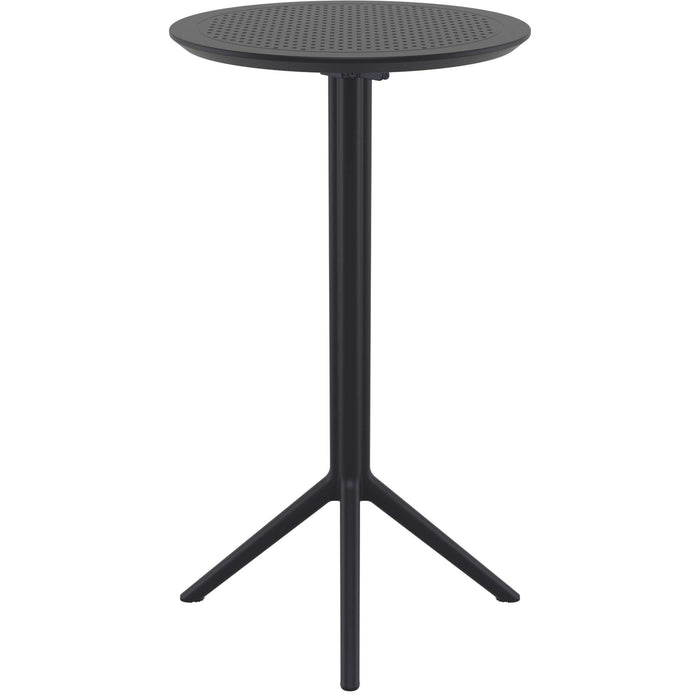 Siesta Sky Folding BAR Table 60 Round - Black
