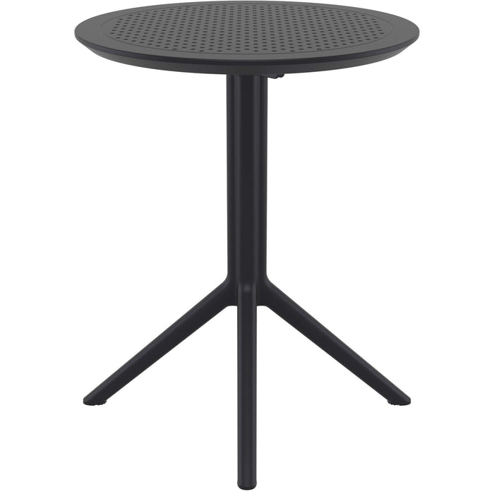 Siesta Sky Folding Table 60 Round - Black