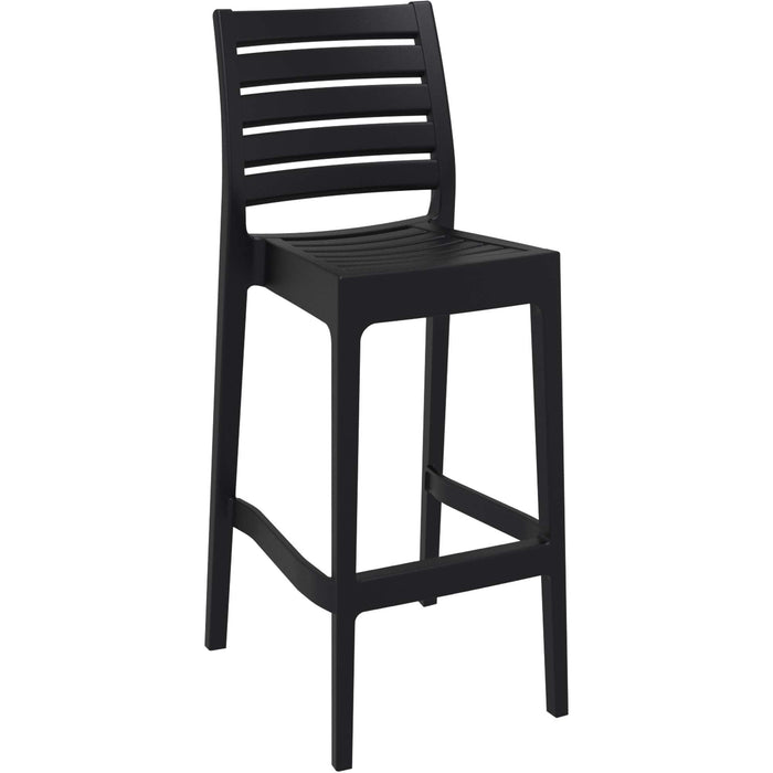 Siesta Ares Bar Stool 75cm (Dry Bar Height) - Black