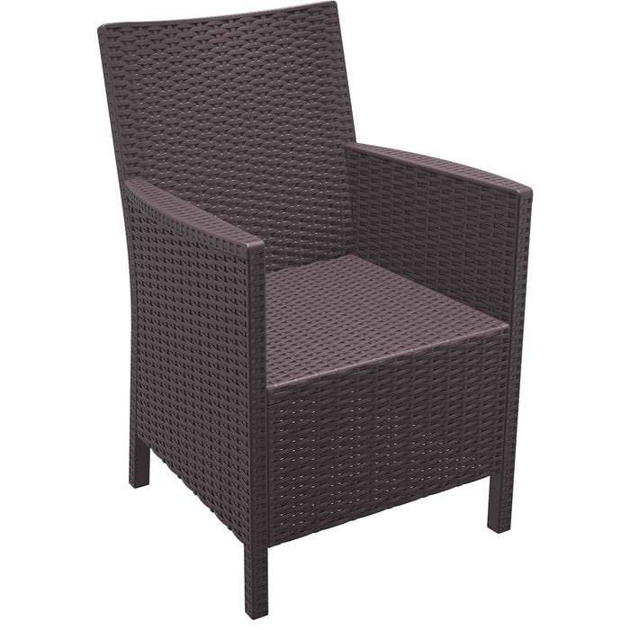 Siesta California Arm Chair - Chocolate