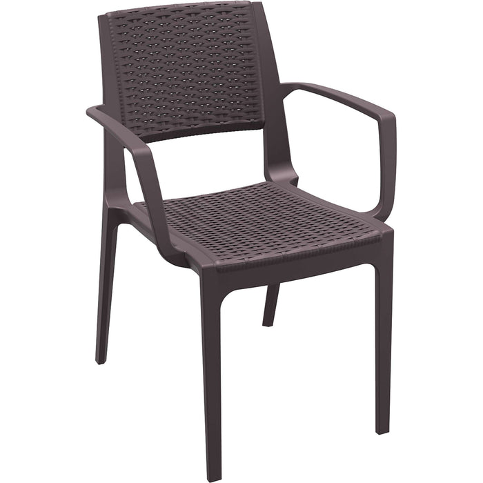 Siesta Capri Arm Chair - Chocolate