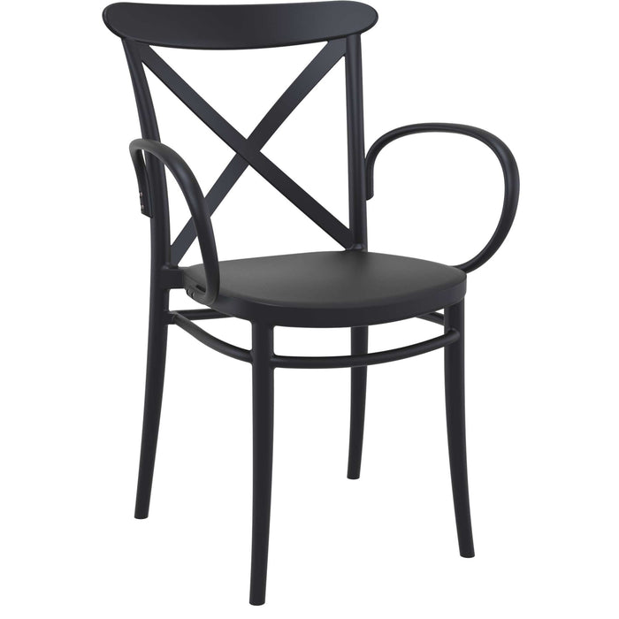 Siesta Cross XL Arm Chair - Black