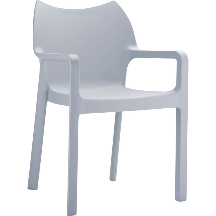 Siesta Diva Arm Chair - Silver Grey