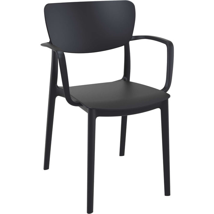 Siesta Lisa Arm Chair - Black