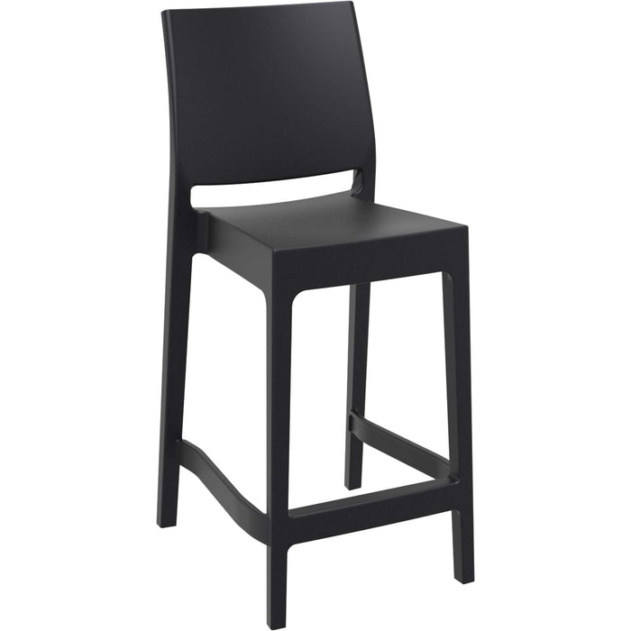 Siesta Maya Bar Stool  65cm (Counter Height) - Black